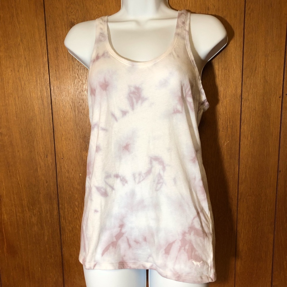 PINK Victoria’s Secret tie-dye racerback tank S